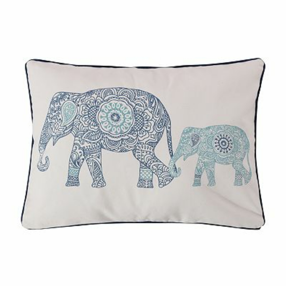 Levtex Home Tania Feather Throw Pillow elephant mandala